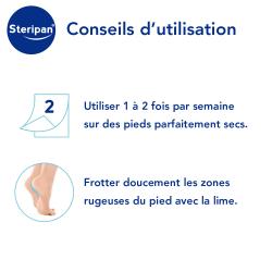 Râpe métal double face Steripan conseils d'utilisation