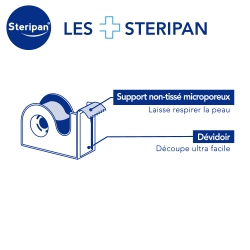 Sparadrap ultra-doux les + Steripan