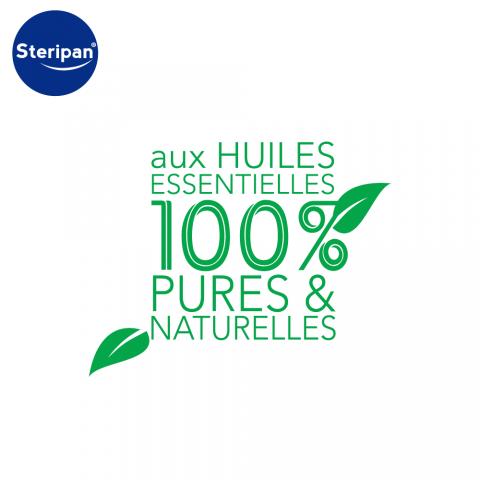 Spray assainissant Steripan aux huiles essentielles 100% pures et naturelles