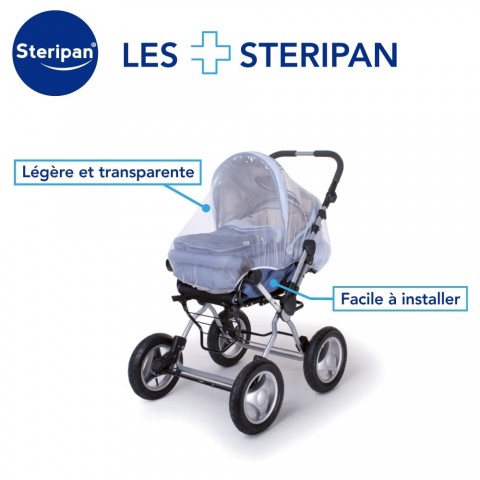 MOUSTIQUAIRE UNIVERSELLE 3 EN 1 les + Steripan