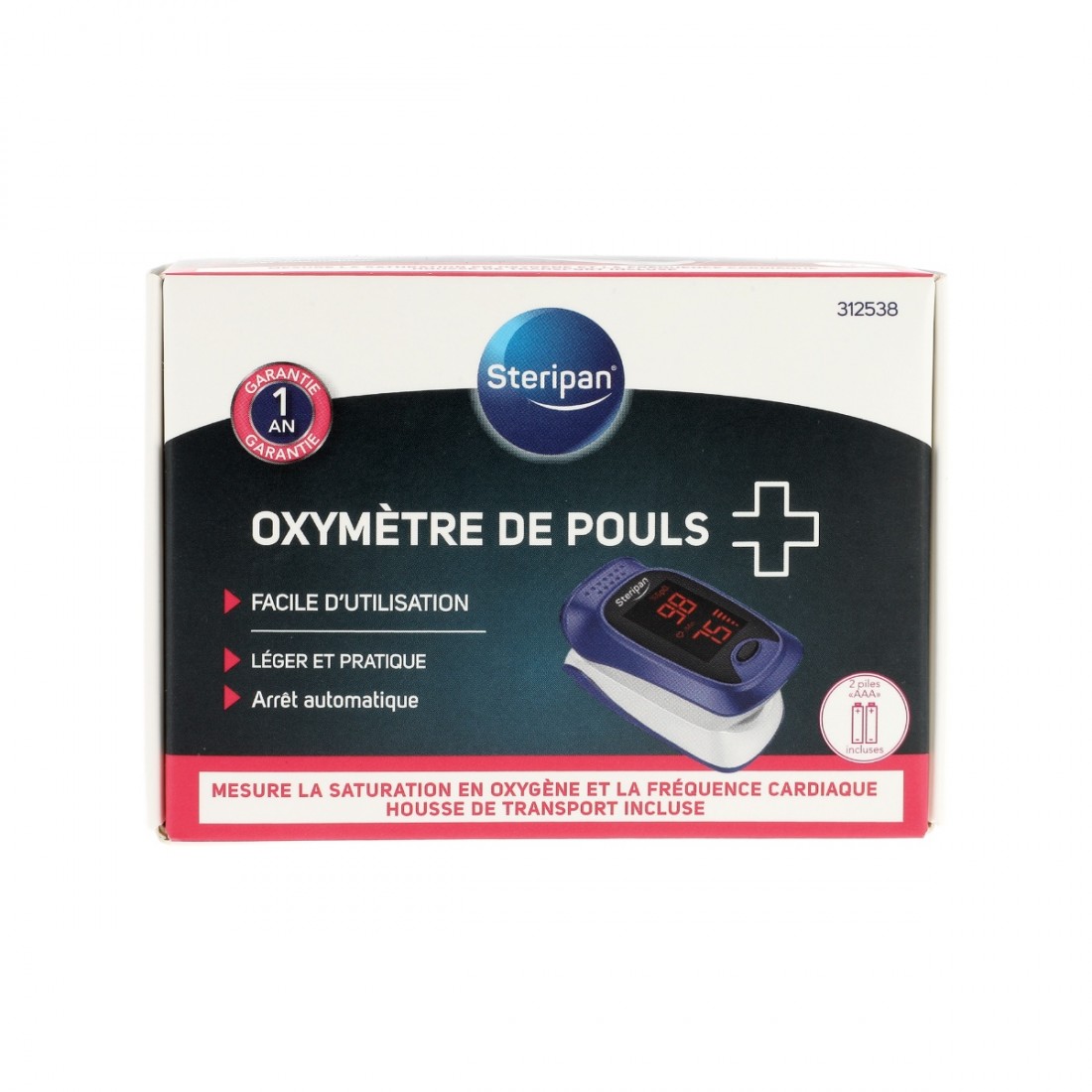 Oxymètre de Pouls - Steripan - Facile d'Utilisation - Achat en ligne !