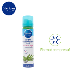 SPRAY ANTI-TRANSPIRANT Pieds format compressé