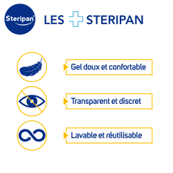 ÉCARTEURS D'ORTEILS Gel x2 les + steripan