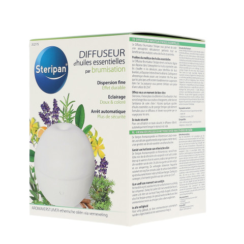 DIFFUSEUR BRUMISATEUR HUILES ESSENTIELLES côté droit