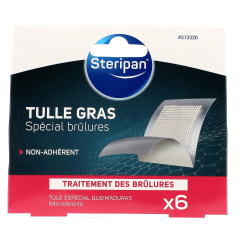 Tulle spéciale Brûlure Steripan face