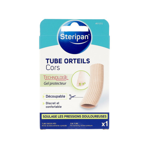 Tube orteils protecteurs cors Steripan face