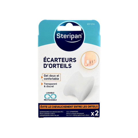 Écarteurs d'orteils Steripan face