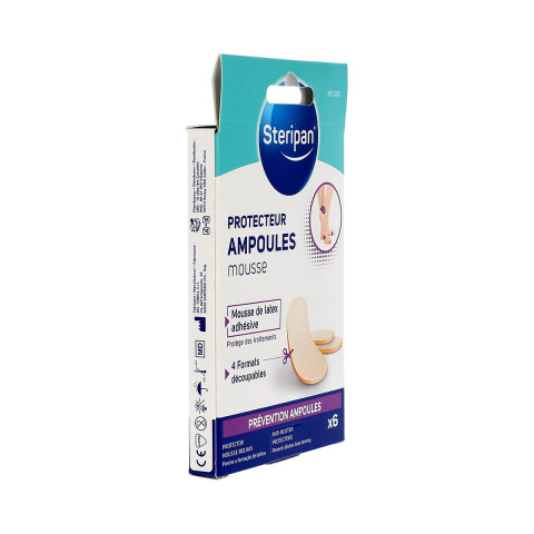 Protecteur Ampoules Mousse Steripan côté gauche