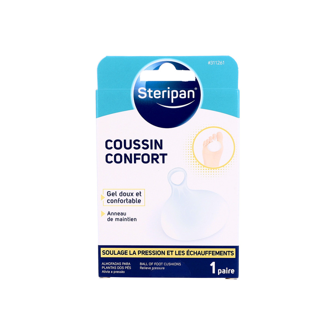 COUSSINS CONFORT Gel - 1 paire - STERIPAN