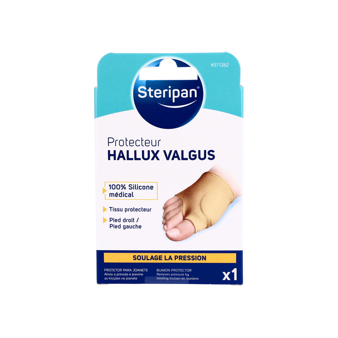 PROTECTEUR HALLUX VALGUS x1 - STERIPAN