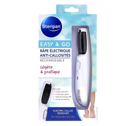 Râpe électrique anti-callosités Easy & Go Steripan face