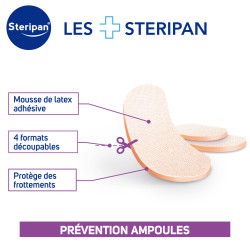 Protecteur ampoules mousse Steripan avantages