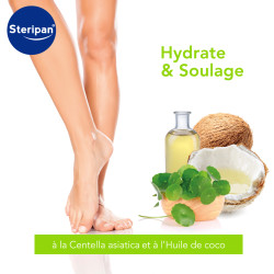 CRÈME RÉPARATRICE INTENSE Pieds très secs & abimés Steripan hydrate et soulage