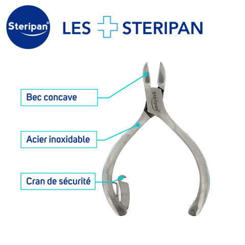 PINCE PÉDICURE Précision Steripan avantages