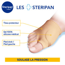 Protecteur hallux Valgus avantages Steripan