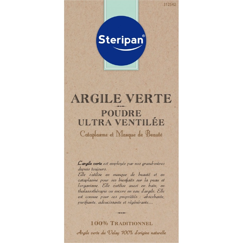ARGILE VERTE ULTRA VENTILÉE ARGILE VERTE ULTRA VENTILÉE