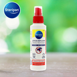 Steripan répulsif Zones Tropicales, renforcée, 8h, dès 3 ans.