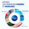 Utilisation de l'extracteur de venin Steripan sur une piqûre.
