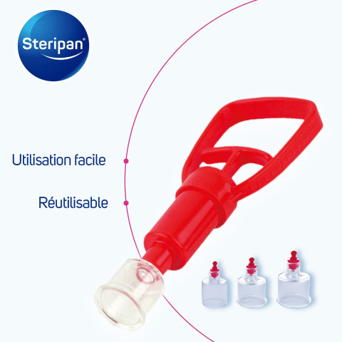 Extracteur de venin Steripan, facile d'usage, toutes piqûres.