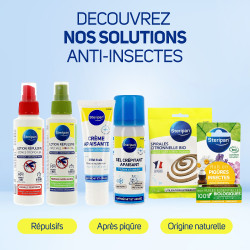 Steripan solutions anti-insectes : accessoires, après piqûre, naturel.