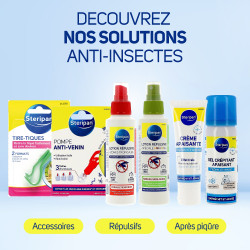 Steripan solutions anti-insectes : accessoires, après piqûre, naturel.