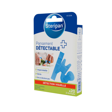 Pansement détectable côté droit