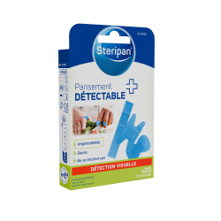 Pansement détectable côté gauche