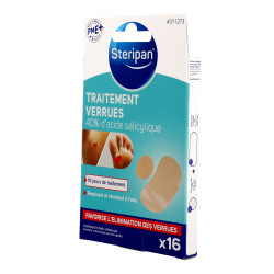 Traitement verrues Pansement Dermo-Actif Steripan côté droit