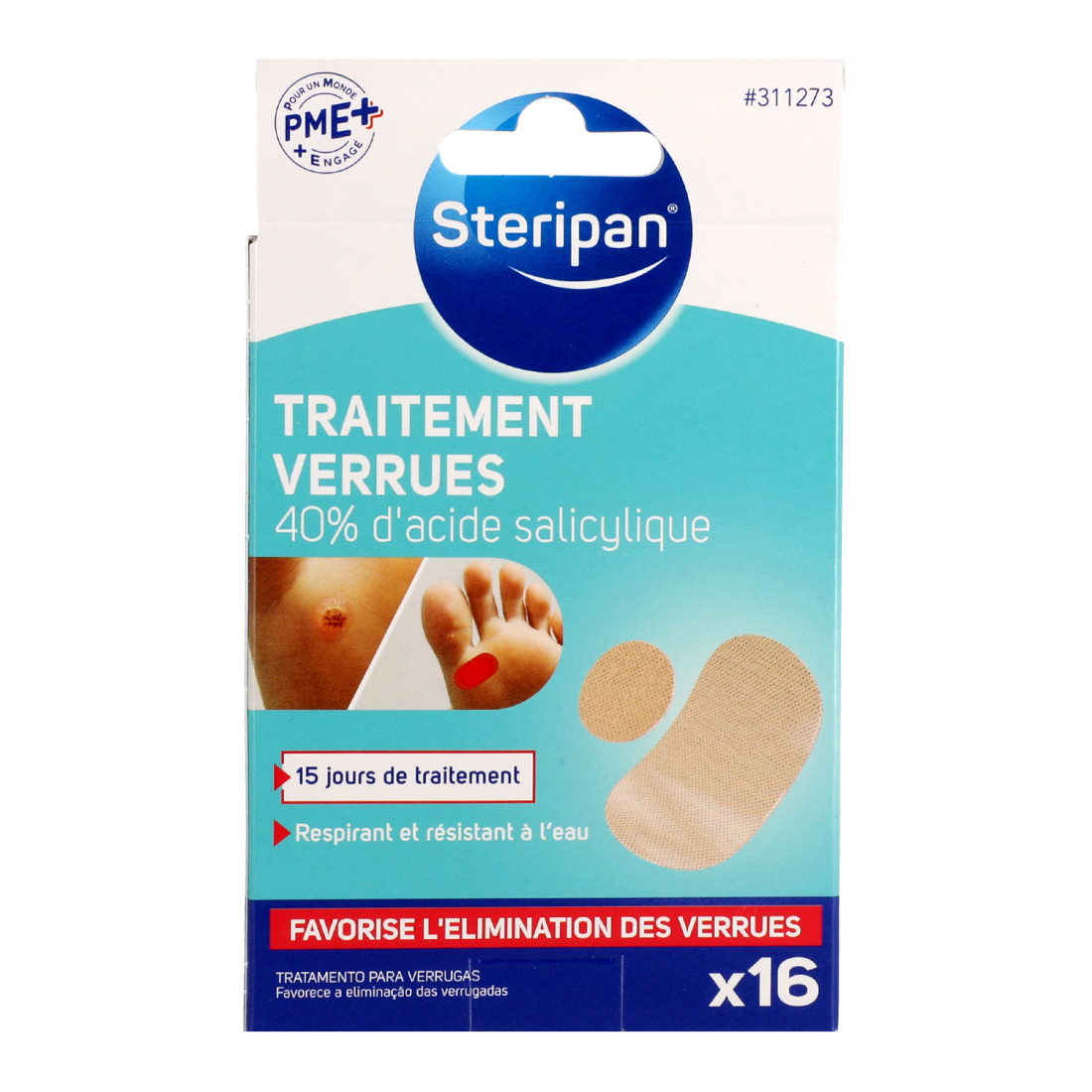 Traitement verrues Pansement Dermo-Actif Steripan Face Traitement verrues Pansement Dermo-Actif Steripan Face