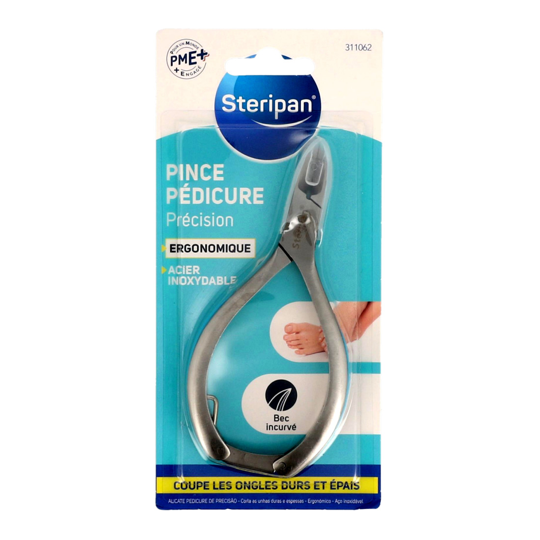 Pince pédicure précision Steripan face Pince pédicure précision Steripan face