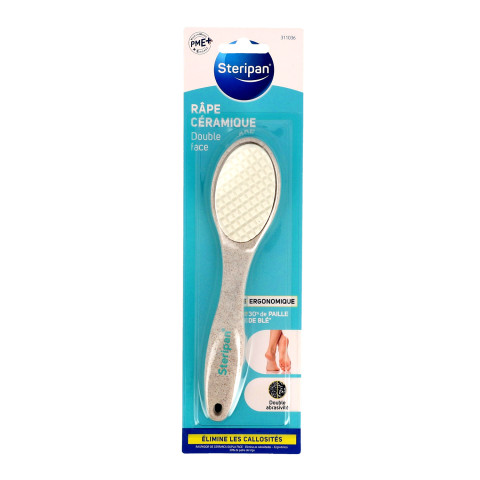 Râpe céramique double face Steripan face