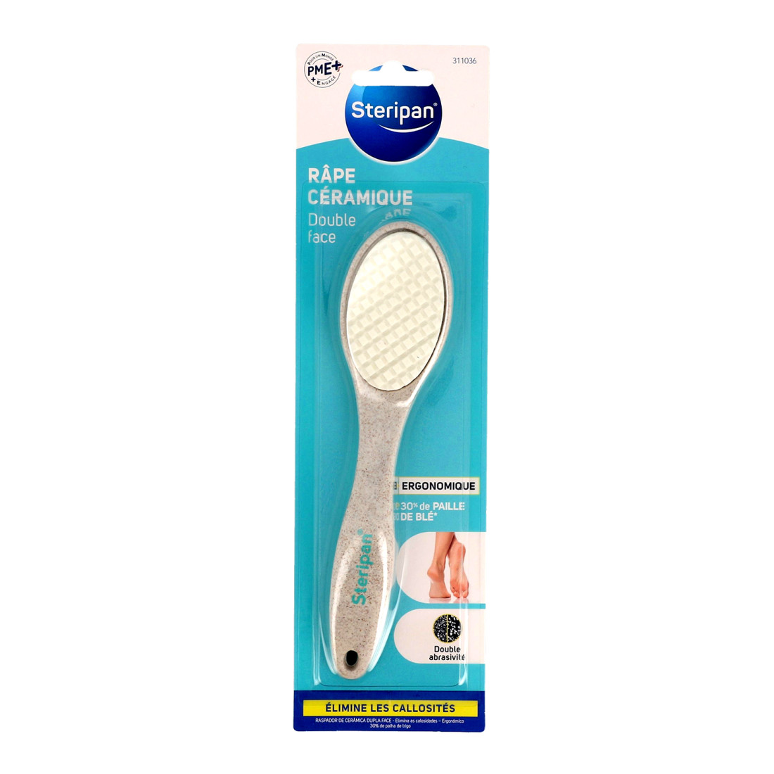 Râpe céramique double face Steripan face Râpe céramique double face Steripan face