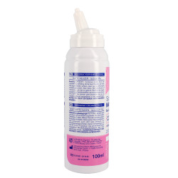 Spray nasal pour bébé Steripan en bouteille dos droite