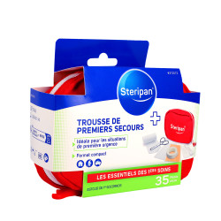 Trousse de secours grand format Steripan côté droit