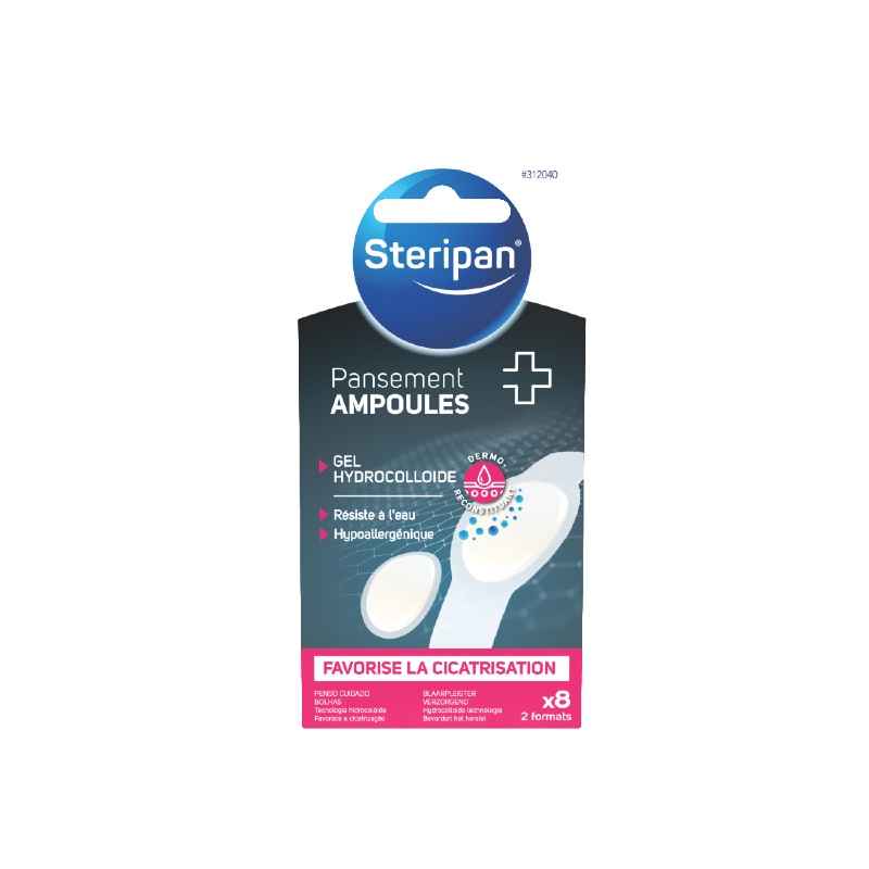 PANSEMENTS HYDROCOLLOÏDE AMPOULES - 2 FORMATS - STERIPAN