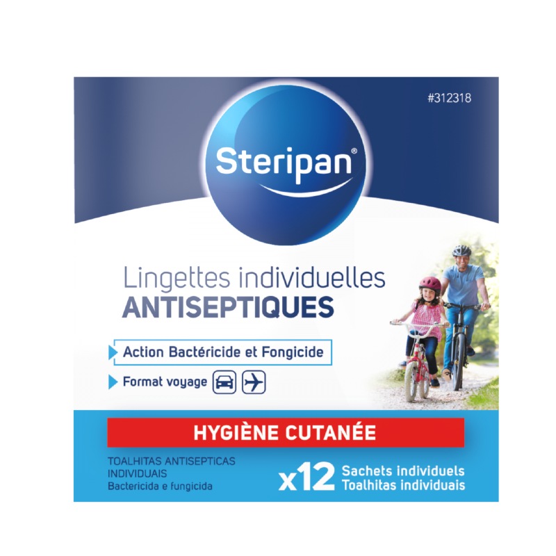 Lingettes nettoyantes désinfectantes STERIMED