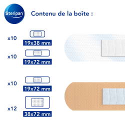 PANSEMENT MIX UNIVERSEL ET TRANSPARENT